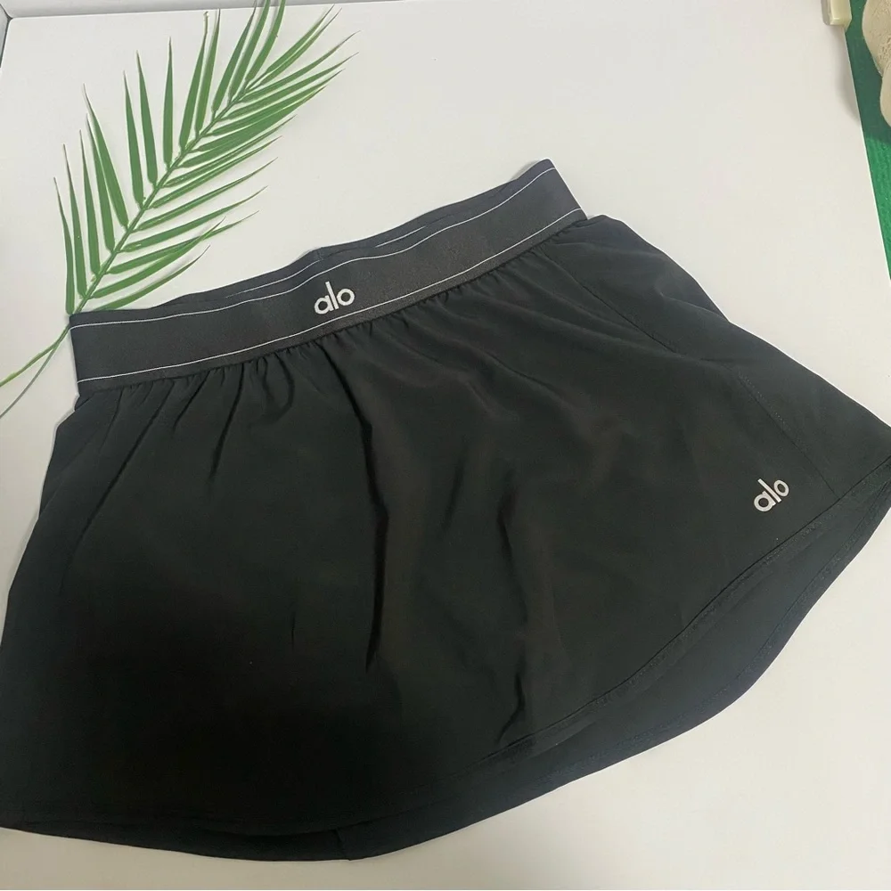 ALO Yoga Black Mini Skirt